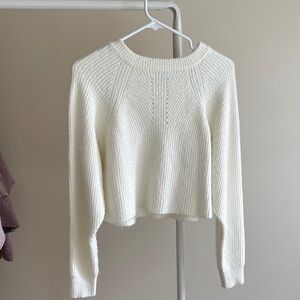 Topshop Cream Crew Neck Sweater